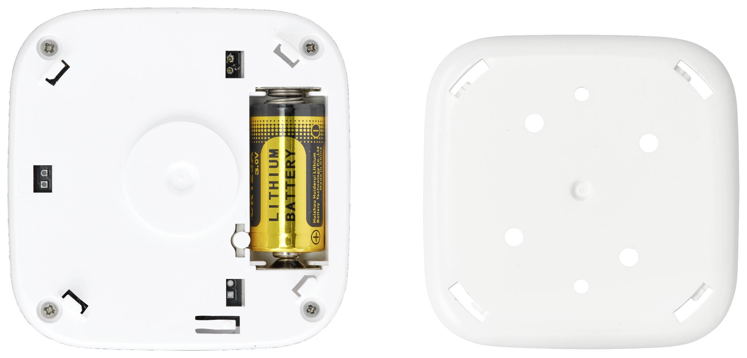 Sygonix WLAN Détecteur de fumée avec commande via une application à pile(s) (l x H x P) 76 x 76 x 29 mm