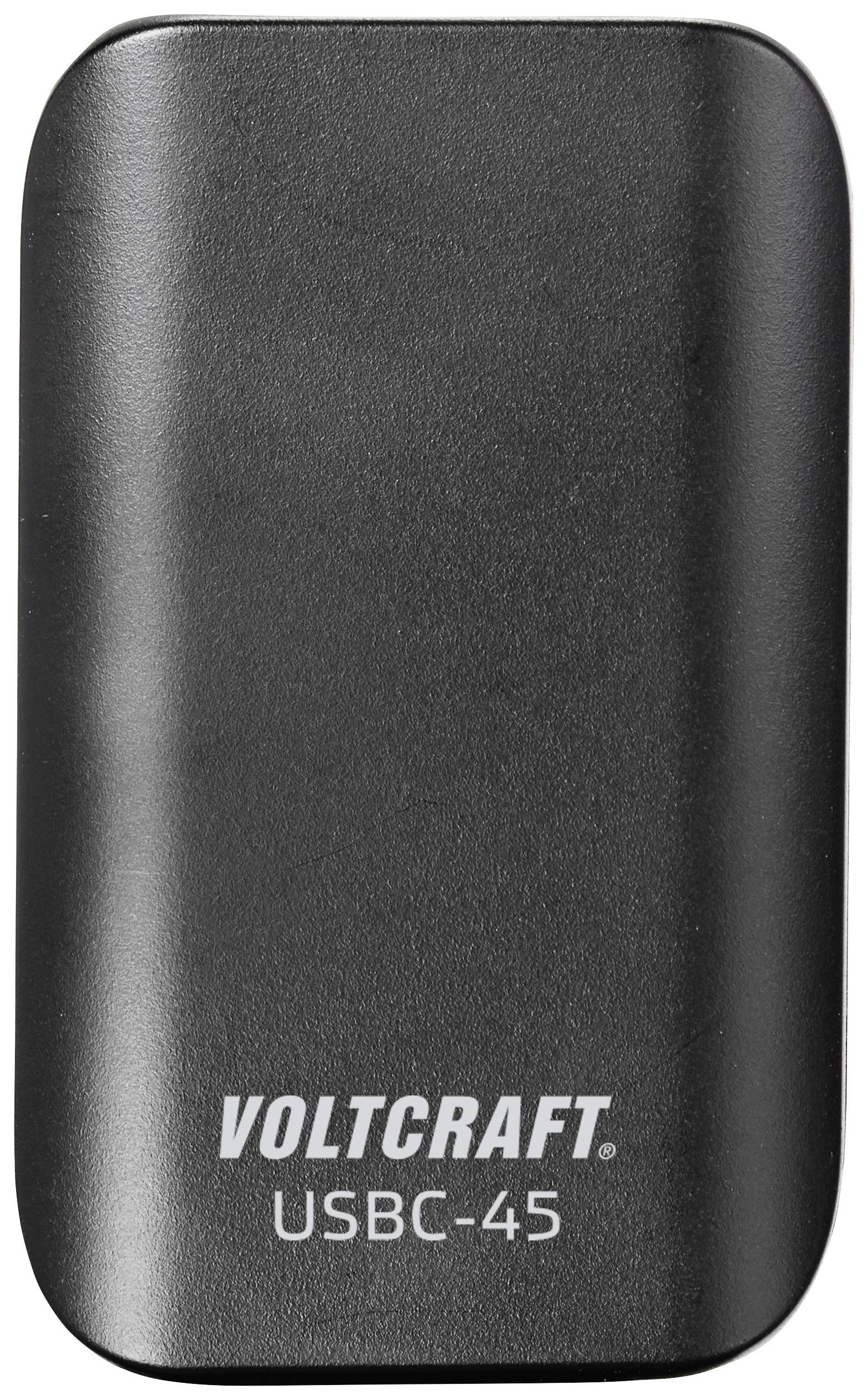 VOLTCRAFT USBC-45 Chargeur USB 45 W 5 V/DC, 20 V/DC 3 A USB Power Delivery (USB-PD)