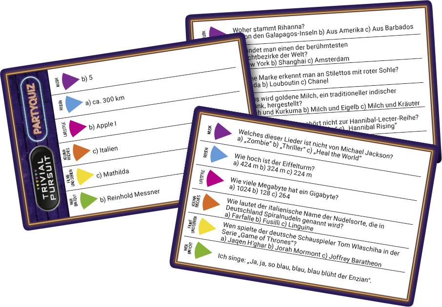 winning moves VIOLET TRIVIAL - PARTYQUIZ 11798