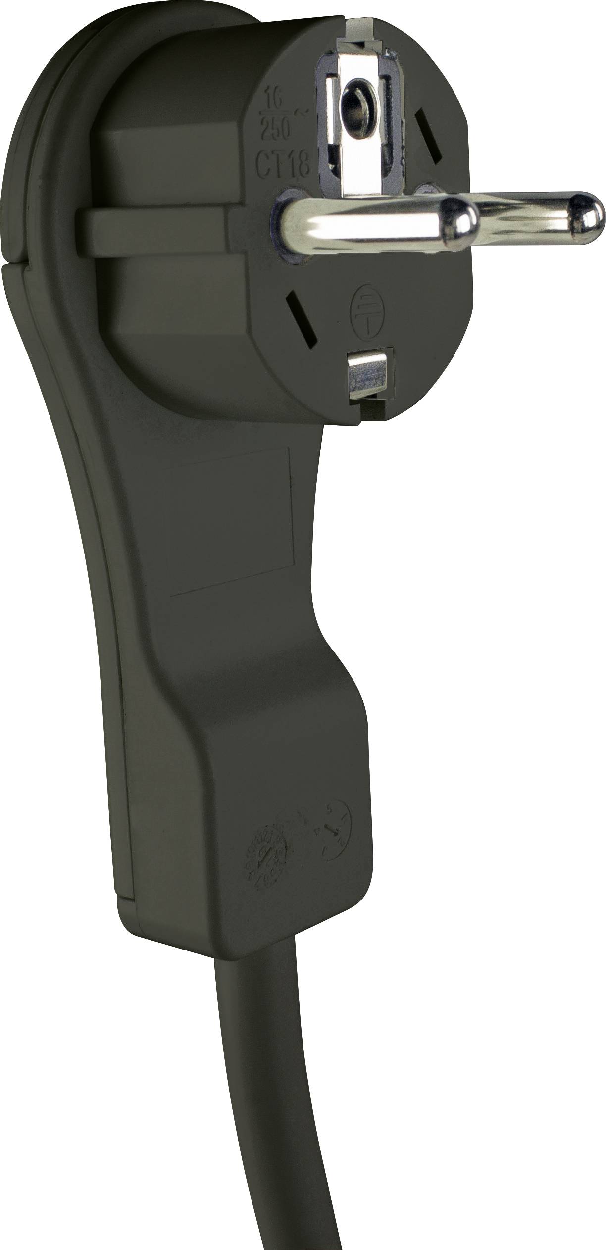 Bloc multiprise avec interrupteur AS Schwabe 11394 noir contact de protection 1 pc(s)