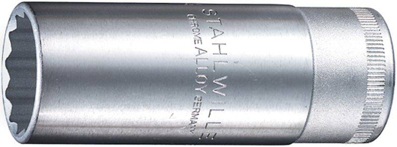 Embout de clé à vis en alliage de chrome avec inscription gravée 'Stahlwille Germany'.