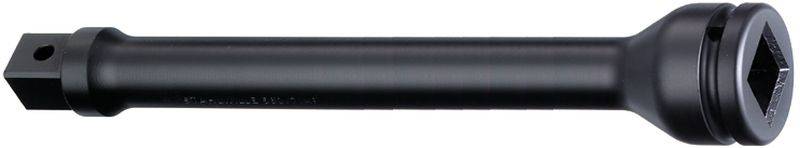 Un adaptateur de rallonge noir pour outils avec empreinte hexagonale et base ronde, adapté à un usage professionnel.