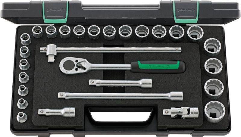 Stahlwille 50/22/6 KN Jeu de clés à douille 1/2" (12.5 mm) 96031407
