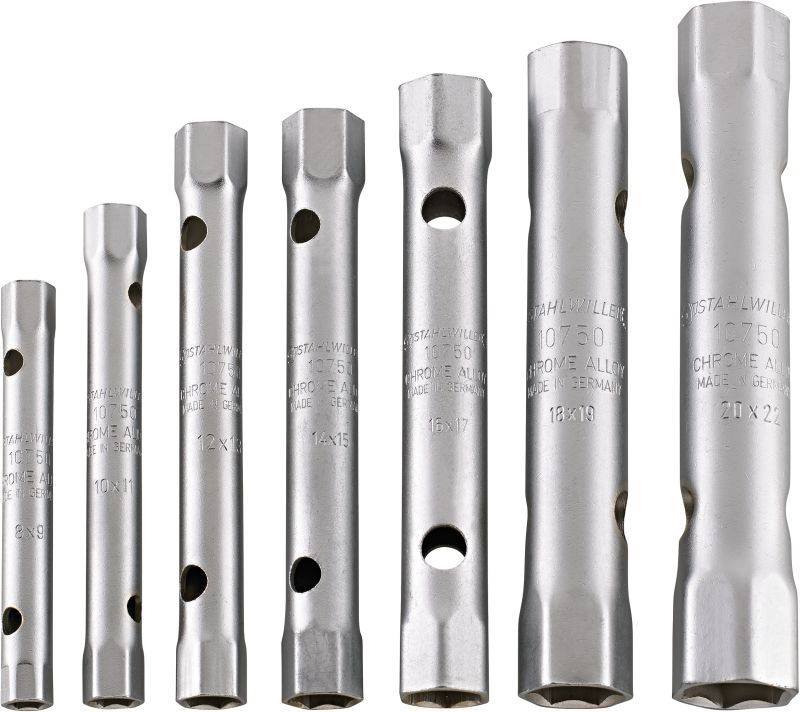 Stahlwille 10750/7 ROHRSTECKSCHLUESSEL-SATZ 96431202 Clé à tube double