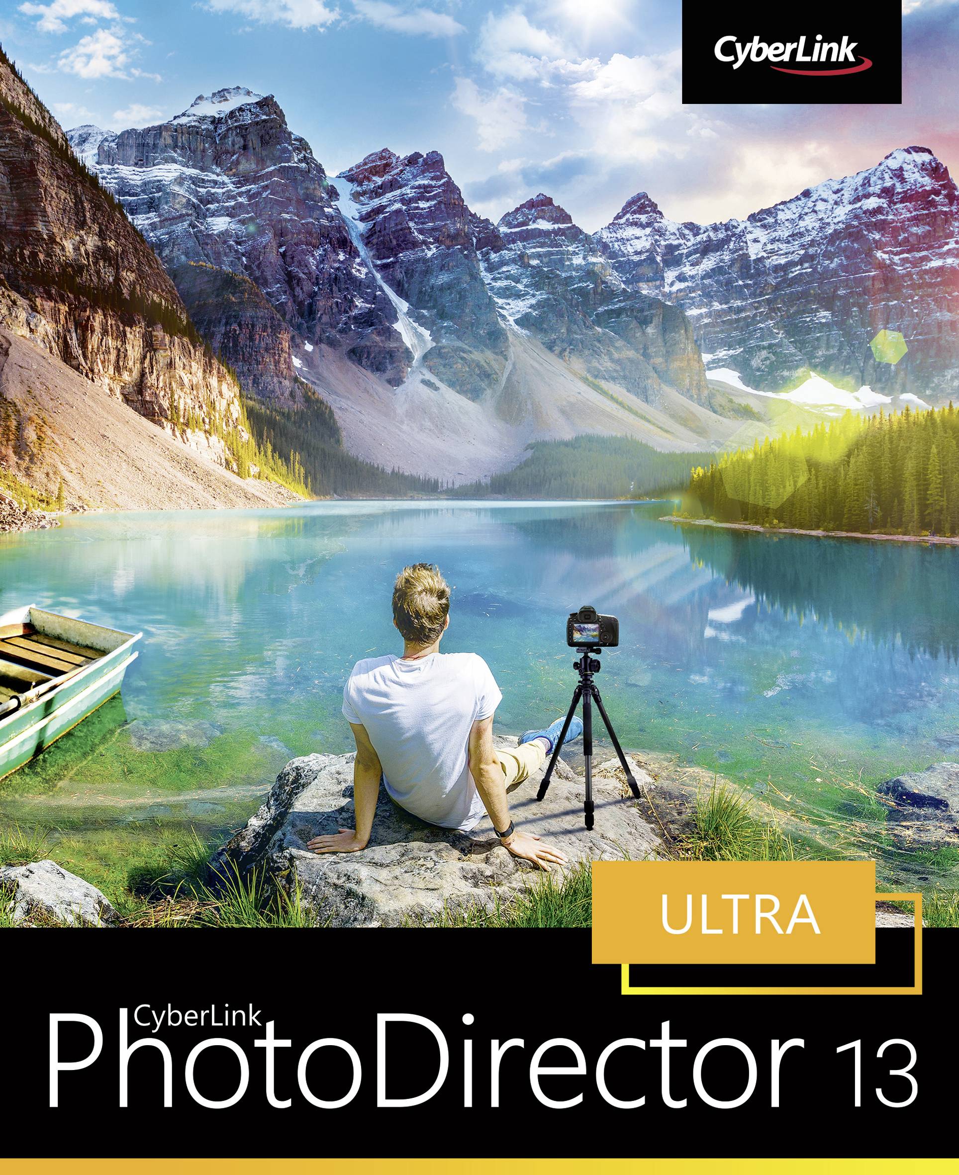Cyberlink PhotoDirector 13 Ultra version complète, 1 licence Windows Logiciel de retouche photo
