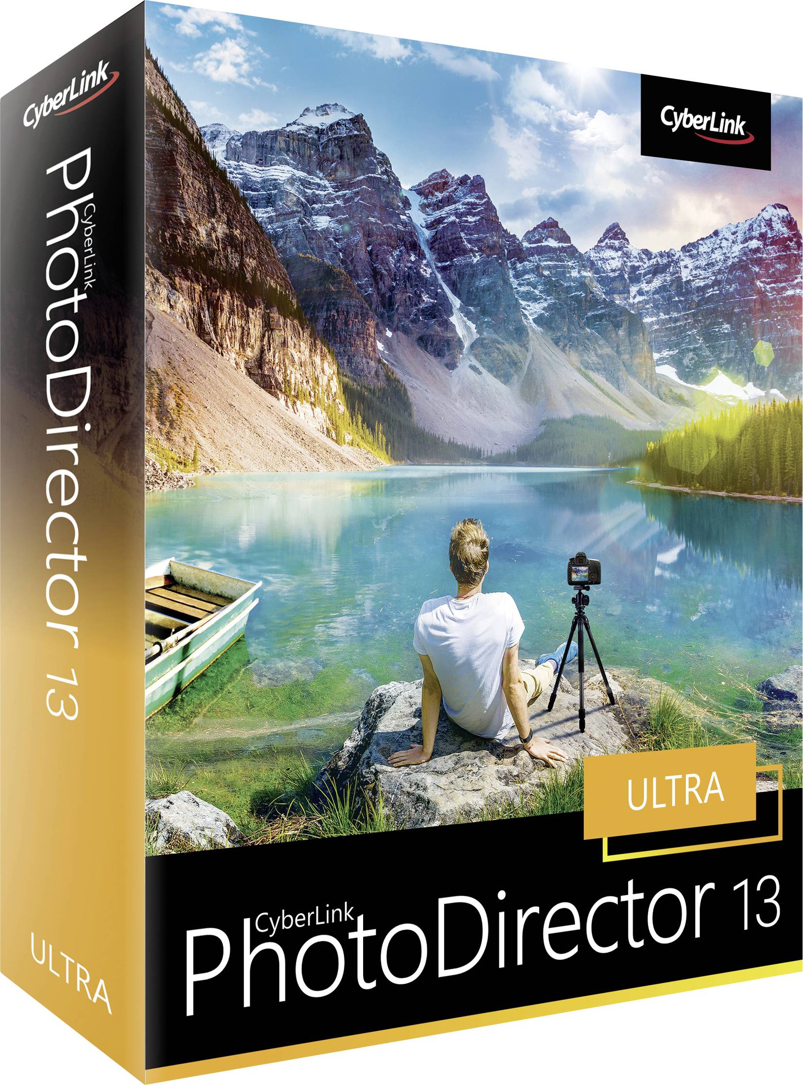 Cyberlink PhotoDirector 13 Ultra version complète, 1 licence Windows Logiciel de retouche photo
