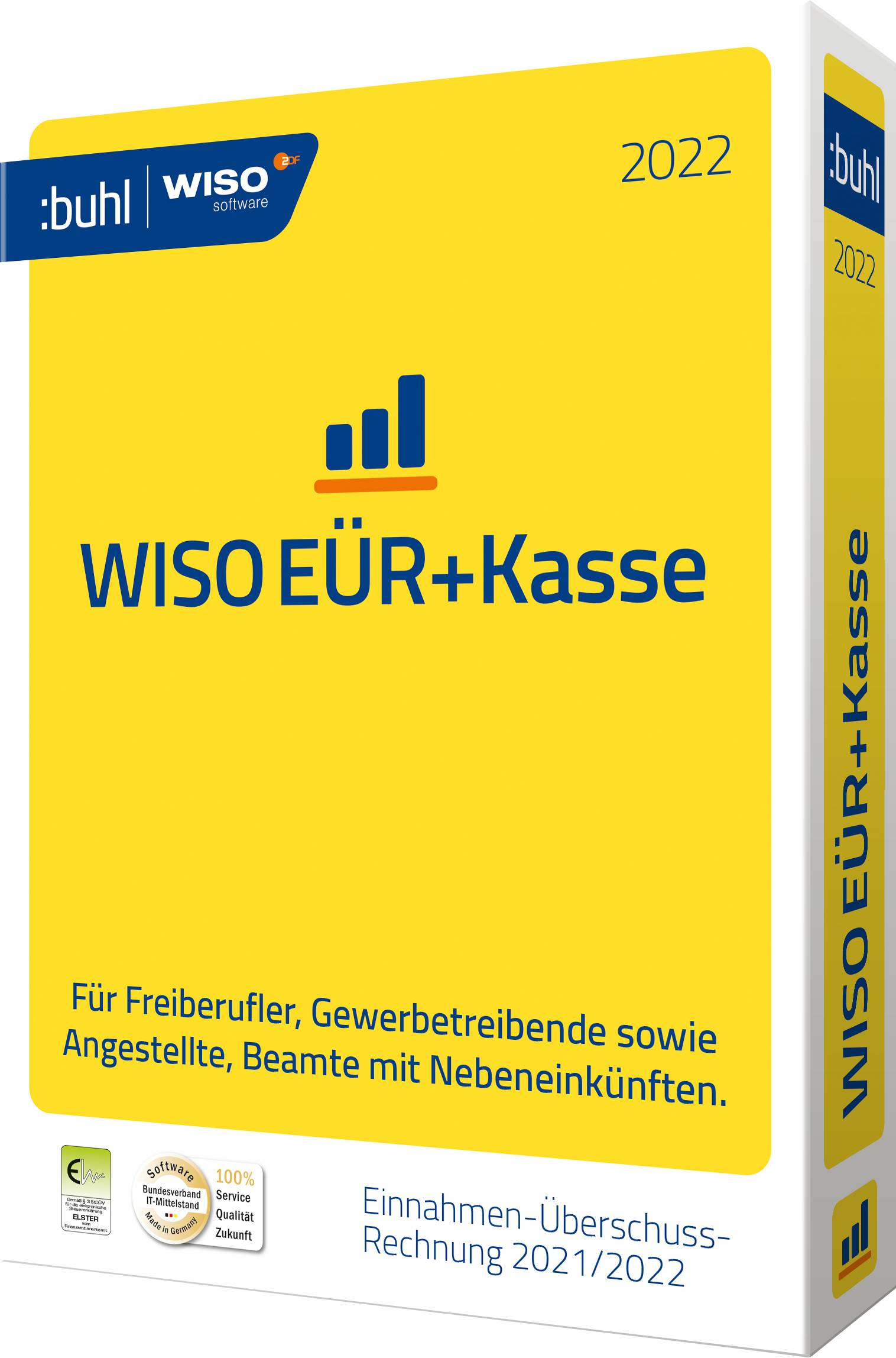 WISO EÜR+Kasse 2022 version complète, 1 licence Windows Logiciel de finance