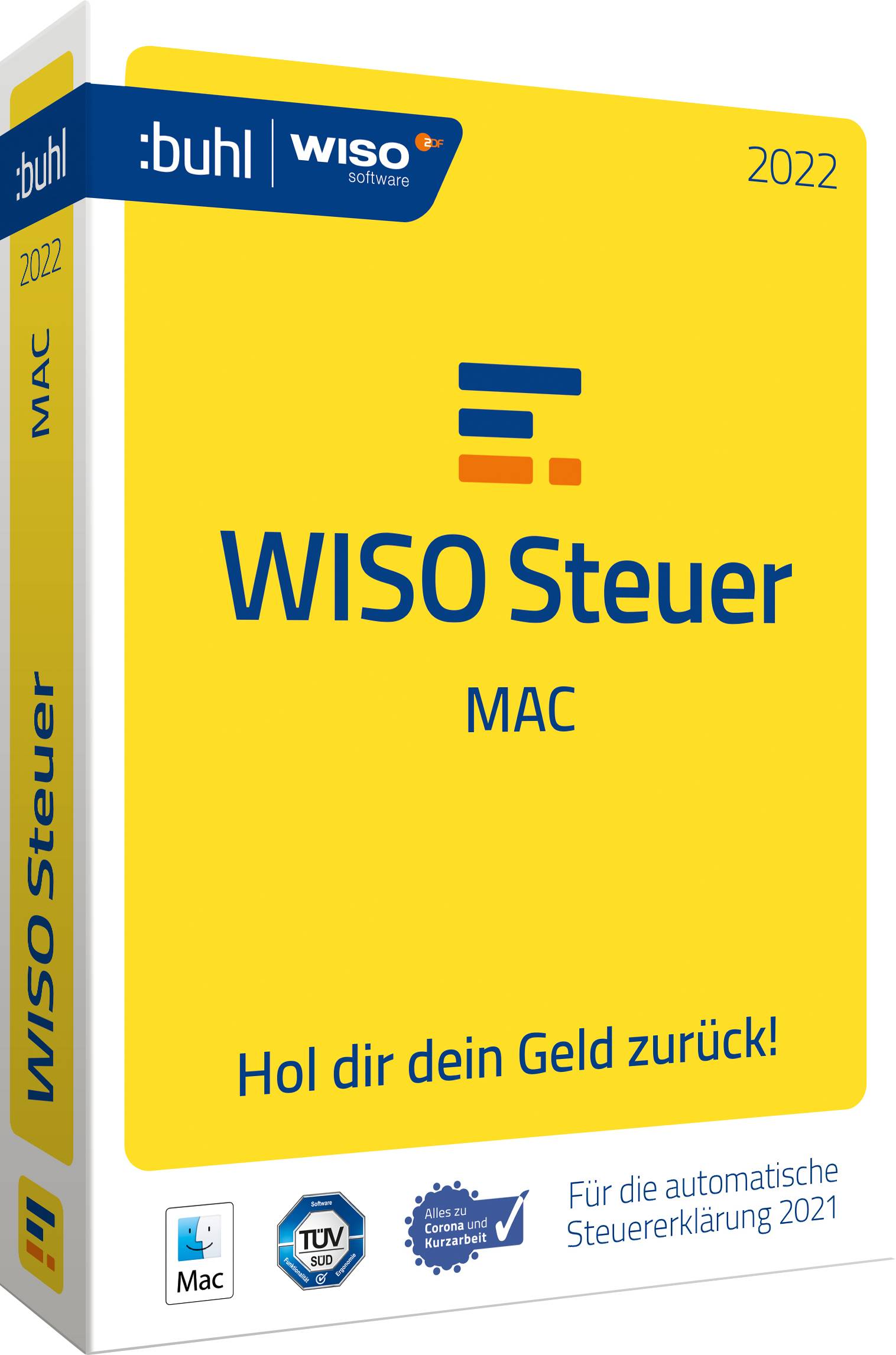 WISO Steuer-Mac 2022 version complète, 1 licence Windows Logiciel de commande