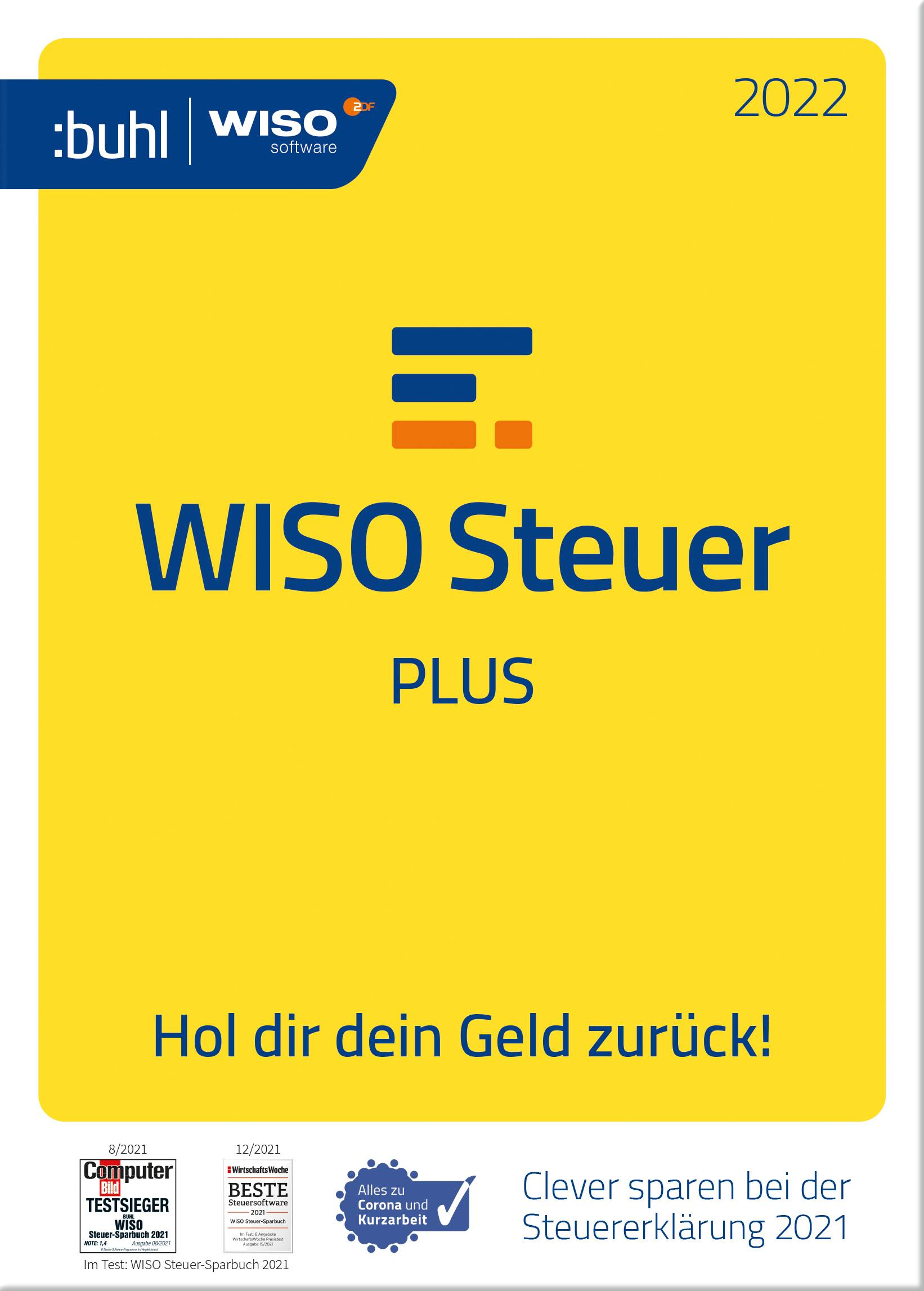 WISO Steuer Plus 2022 version complète, 1 licence Windows Logiciel de commande