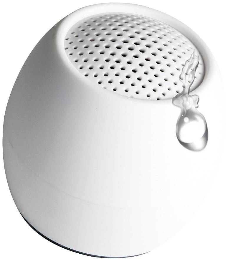 Boompods Zero Enceinte Bluetooth fonction mains libres, anti-chocs, étanche à l'eau blanc