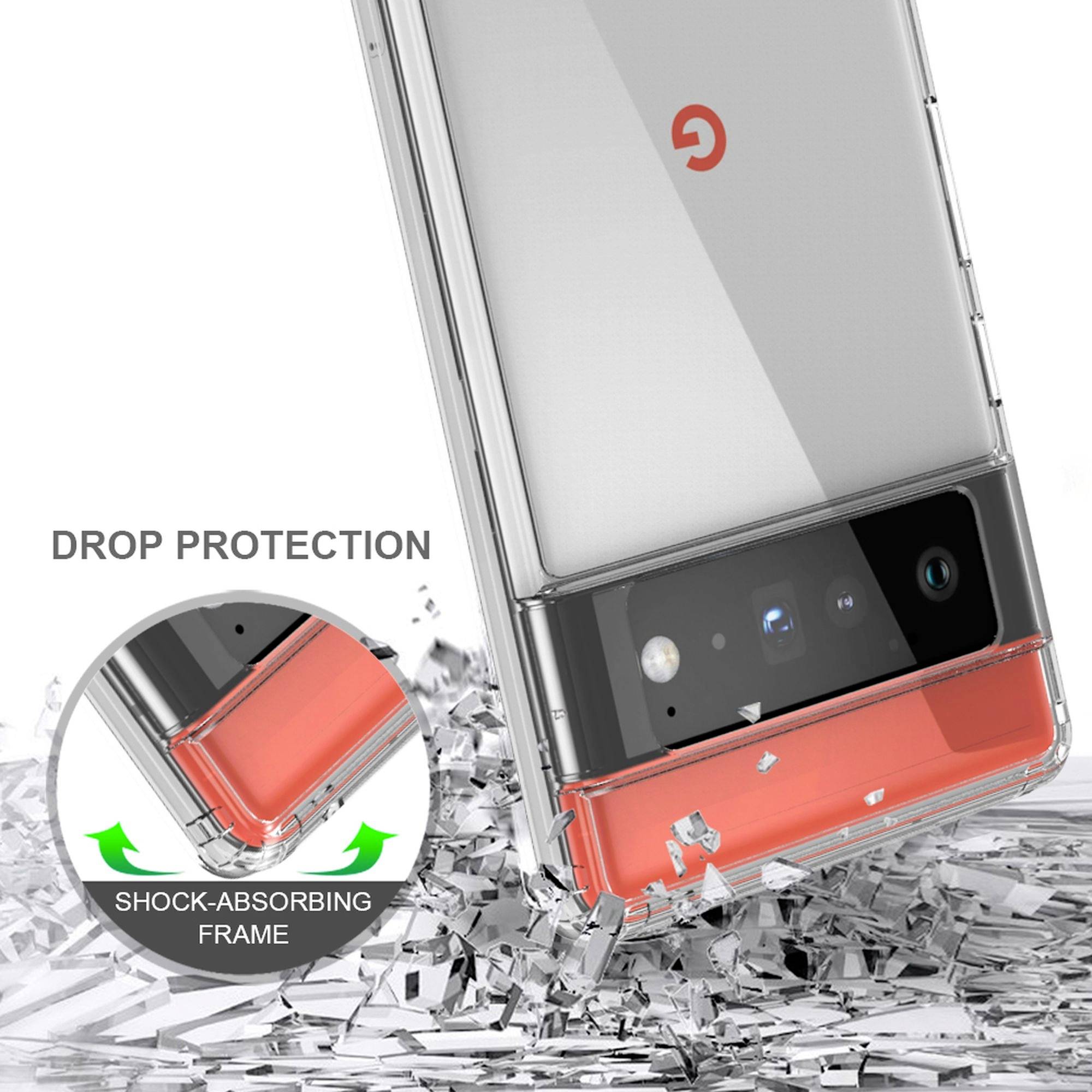 JT Berlin Pankow Clear Coque arrière Google Pixel 6 Pro transparent résistant aux chocs 4260464228037