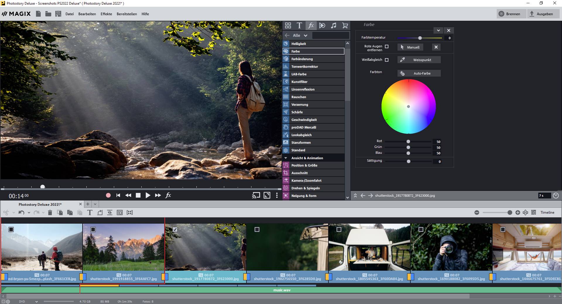 Magix Photostory deluxe (2022) version complète, 1 licence Windows Logiciel de retouche photo