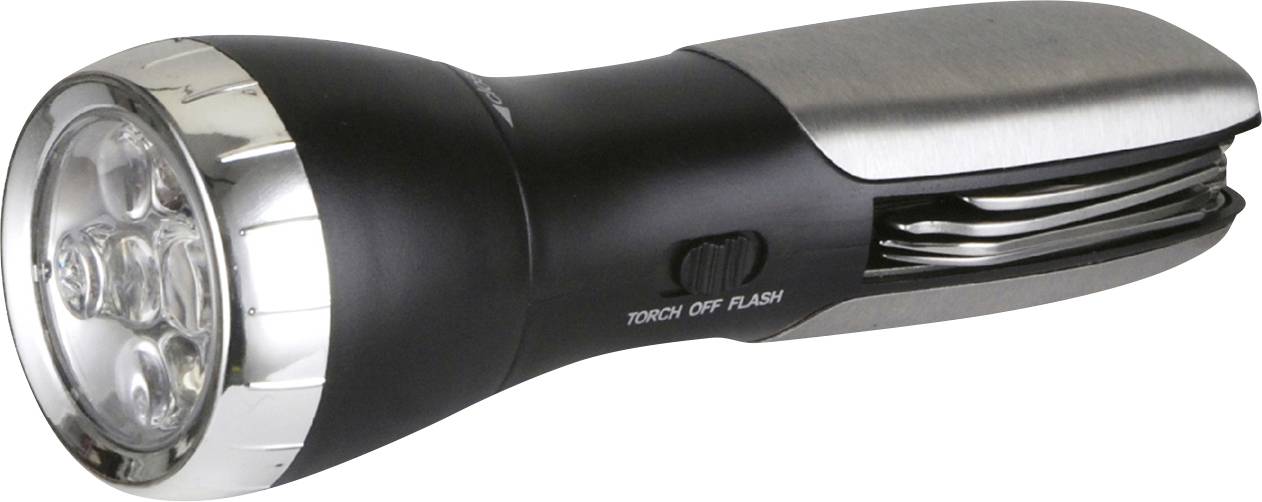 kh-security Be Prepared Lampe de poche avec outil multifonction à pile(s)