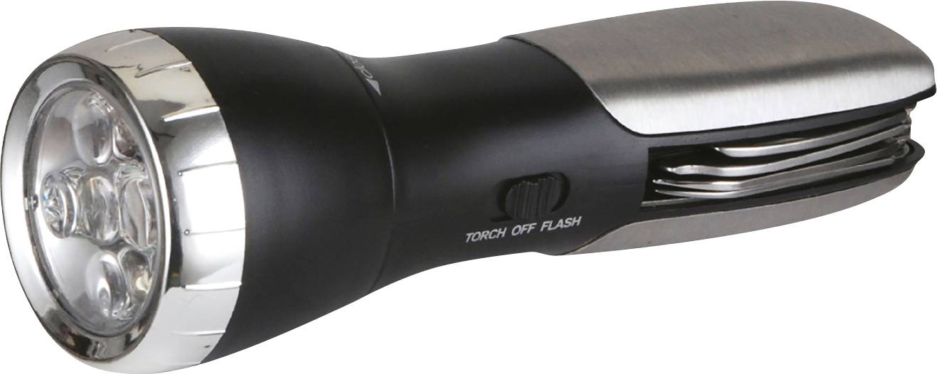 kh-security Be Prepared Lampe de poche avec outil multifonction à pile(s)