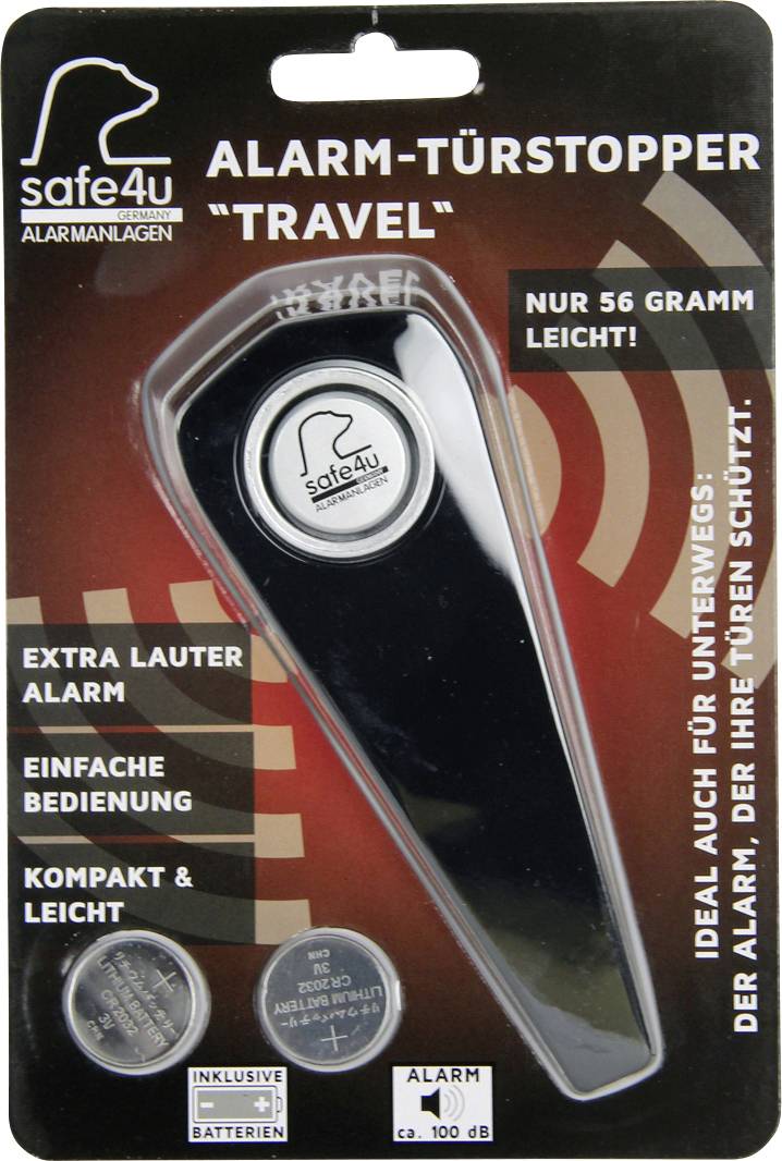 kh-security Travel noir 100 dB 100219