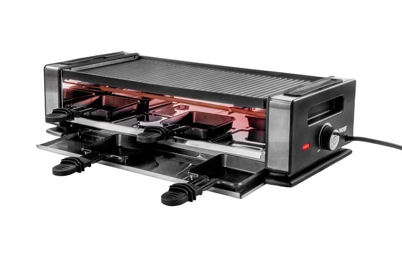 Unold Appareil à raclette noir, acier inoxydable