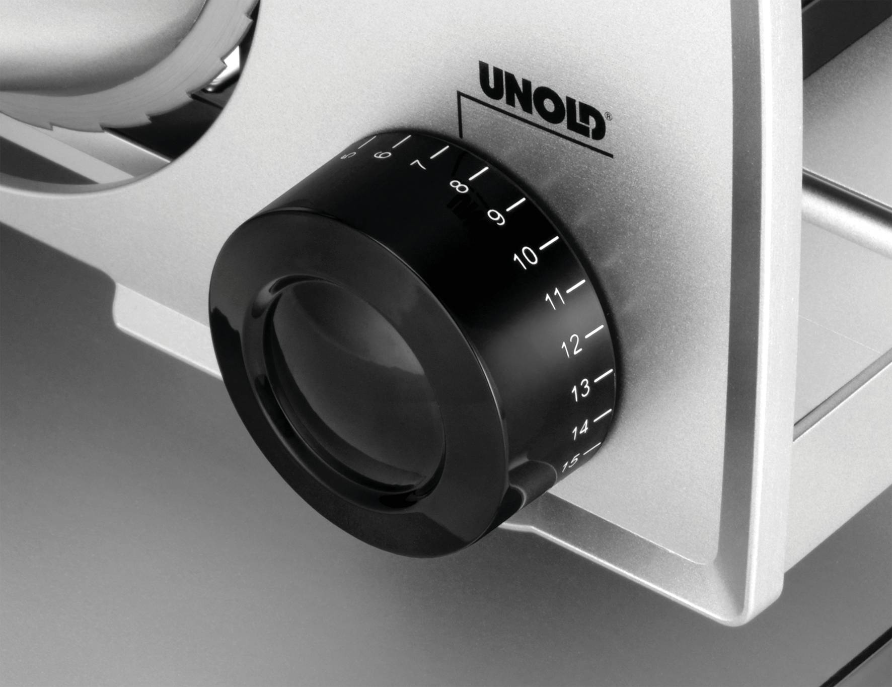 Unold Metall Plus Trancheuse 78826 argent, noir