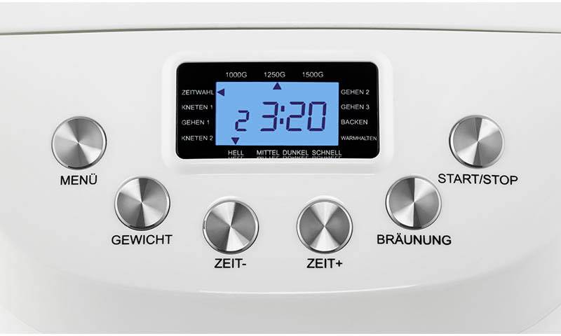 Unold Bachmeister Big Machine à pain 1500 g blanc