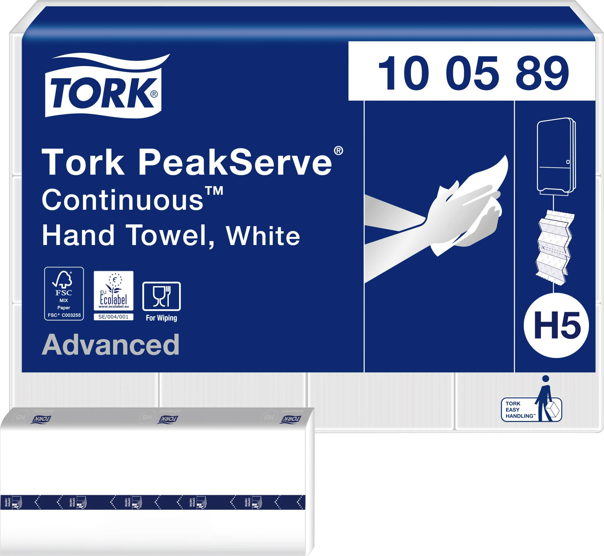 TORK 100589 Essuie-main en papier (L x l) 22.5 cm x 20.1 cm 1 set