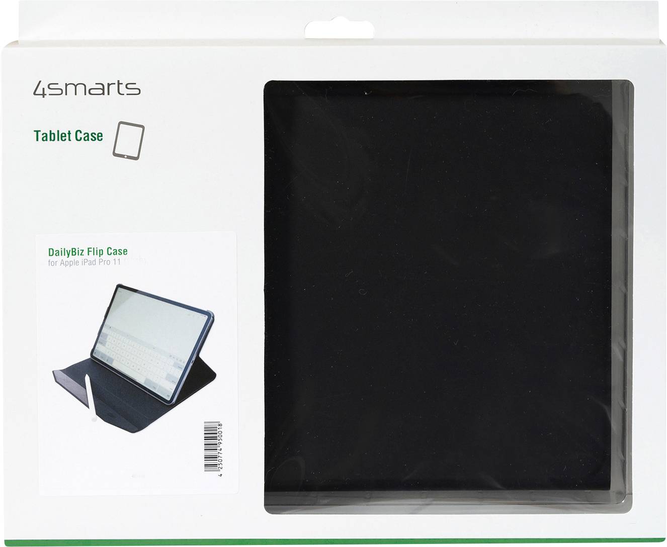 4Smarts Flip C DailyBiz Etui pour tablette Apple iPad Pro 11 (3. Gen., 2021) 27,9 cm (11") Book Cover noir