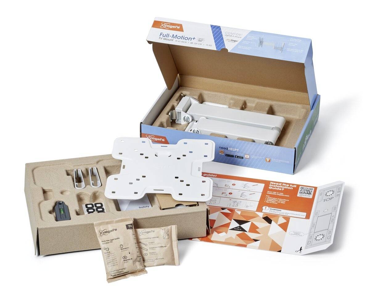 Vogel's TVM 3245 Support mural TV 48,3 cm (19") - 109,2 cm (43") mobile, inclinable