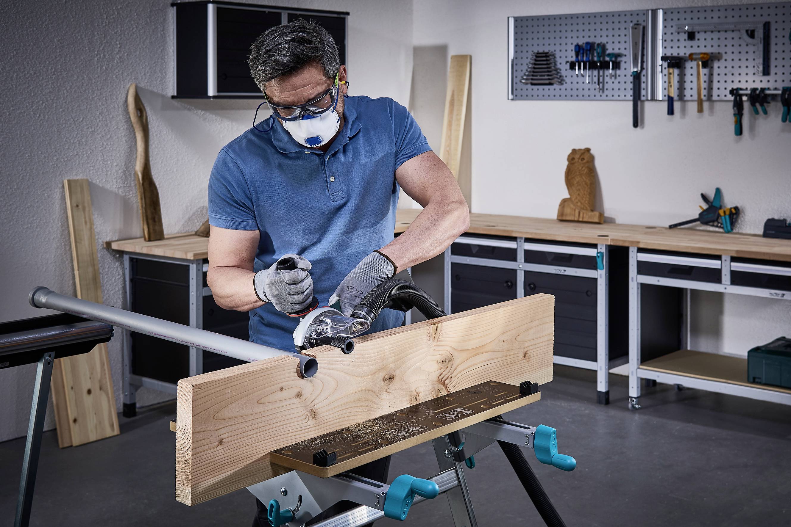 Wolfcraft 4385000 Râpe cylindrique pour meuleuse d'angle, Ø 31,5 mm Longueur 35 mm 1 pc(s)