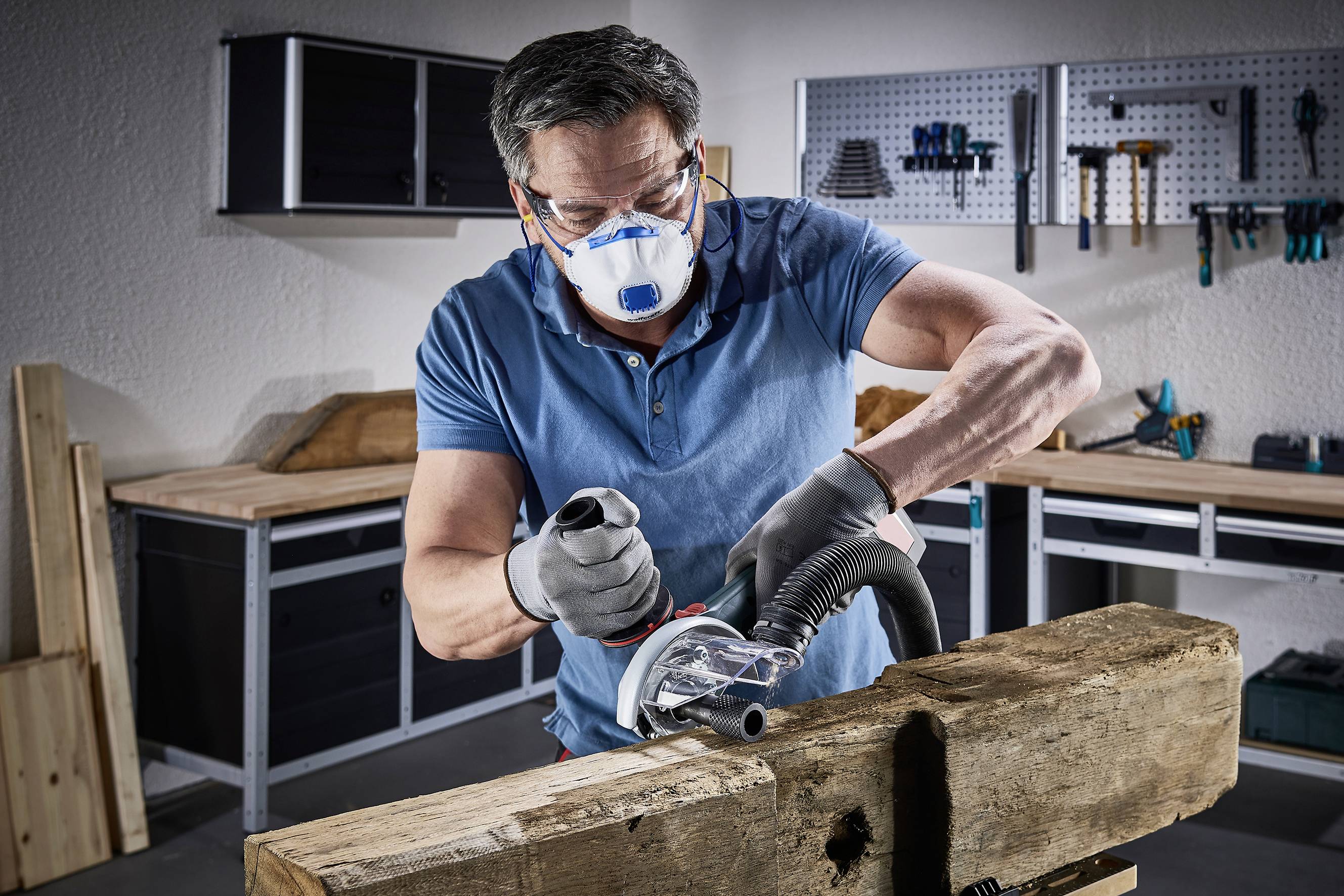 Wolfcraft 4385000 Râpe cylindrique pour meuleuse d'angle, Ø 31,5 mm Longueur 35 mm 1 pc(s)