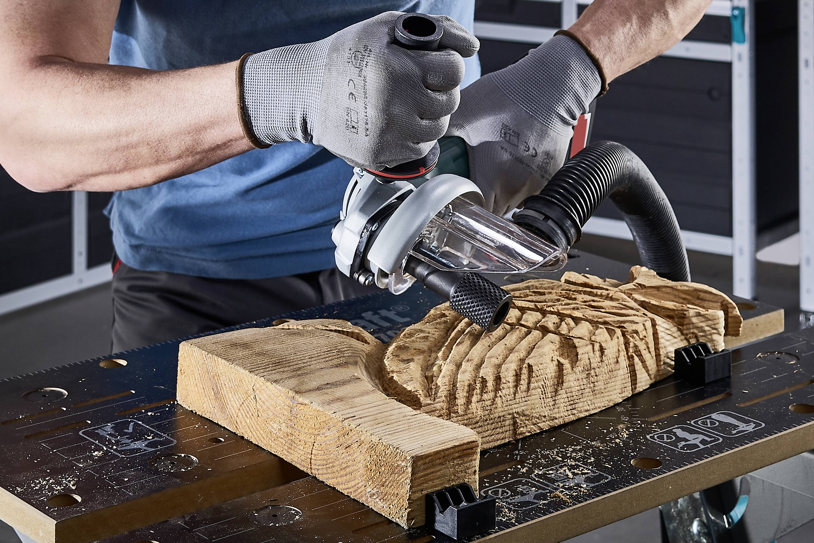 Wolfcraft 4385000 Râpe cylindrique pour meuleuse d'angle, Ø 31,5 mm Longueur 35 mm 1 pc(s)