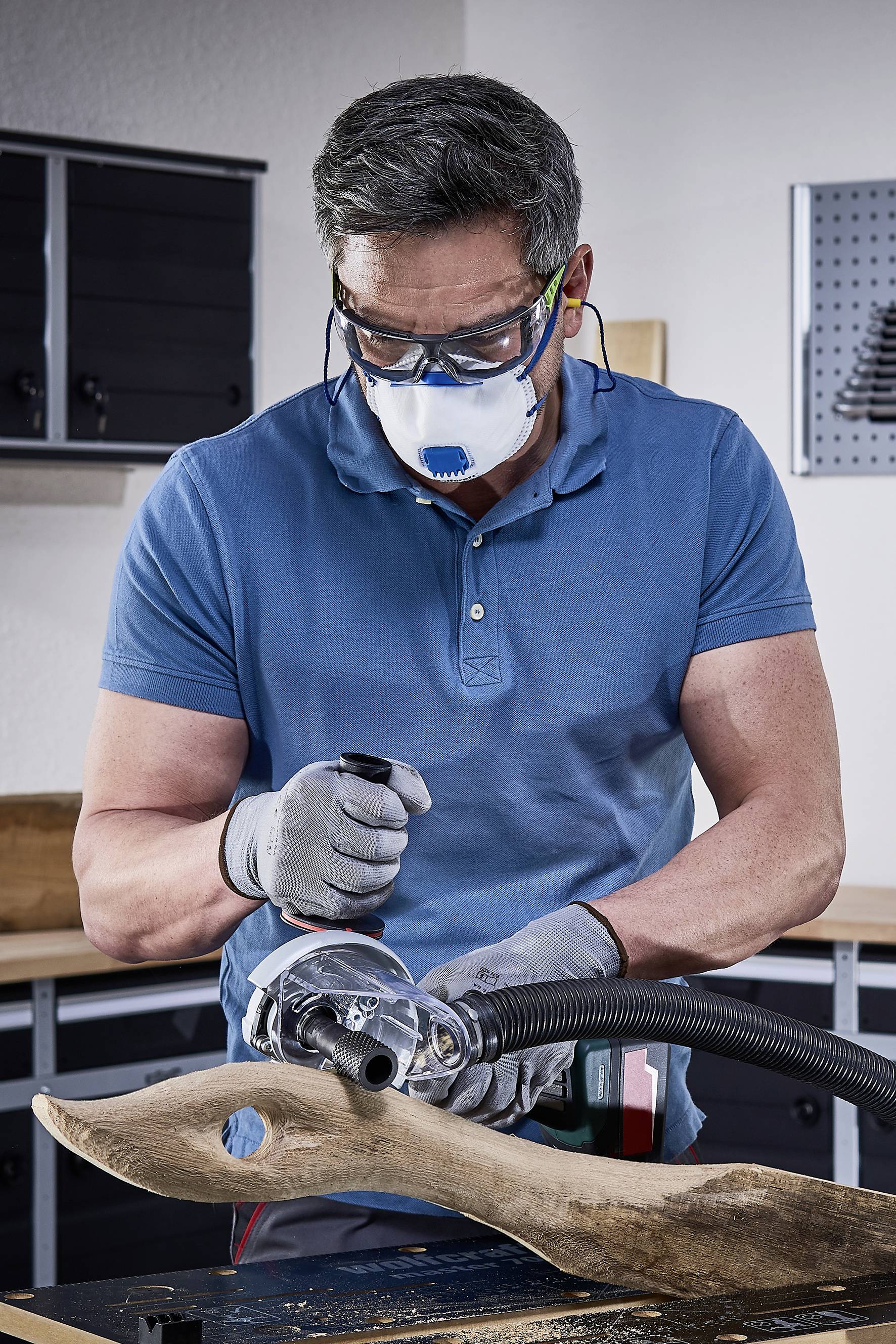 Wolfcraft 4385000 Râpe cylindrique pour meuleuse d'angle, Ø 31,5 mm Longueur 35 mm 1 pc(s)