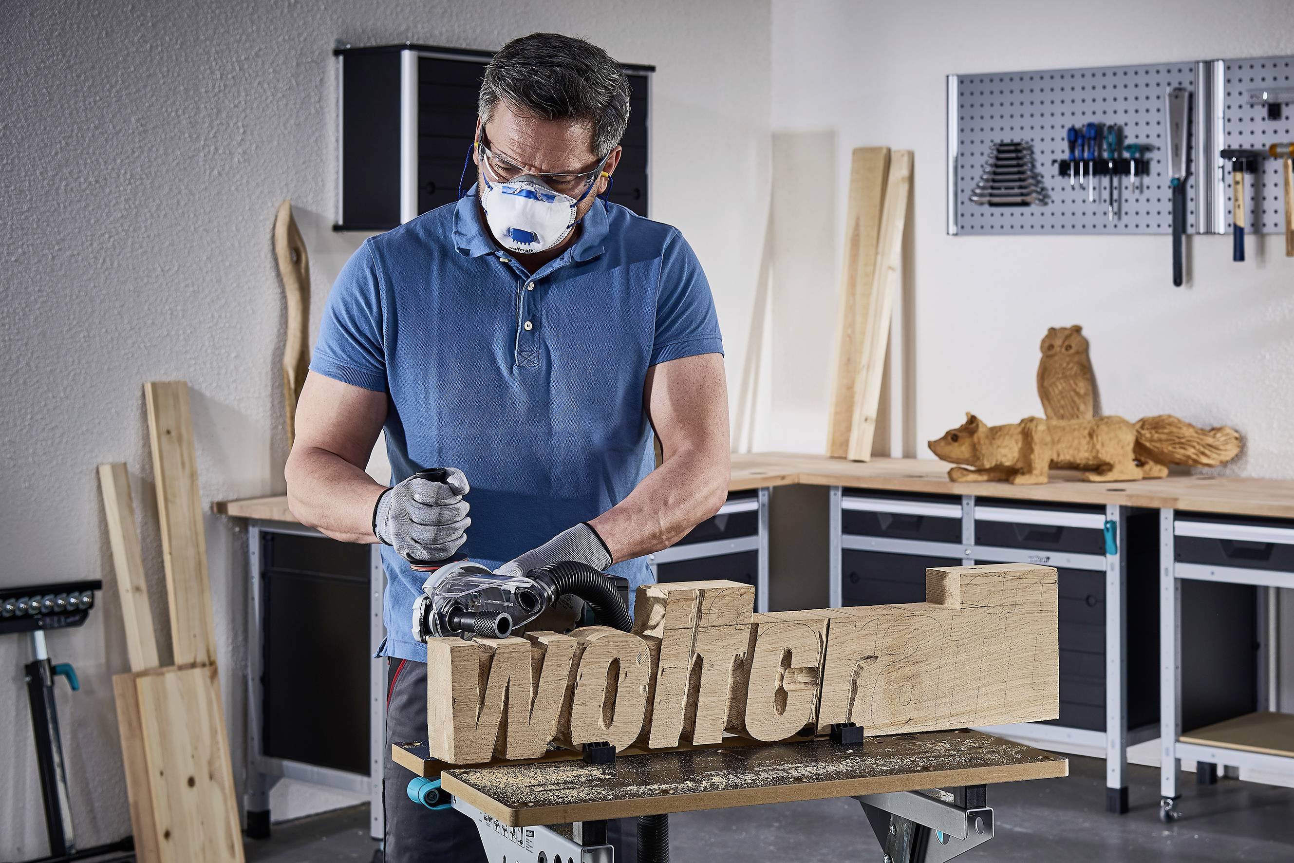 Wolfcraft 4385000 Râpe cylindrique pour meuleuse d'angle, Ø 31,5 mm Longueur 35 mm 1 pc(s)