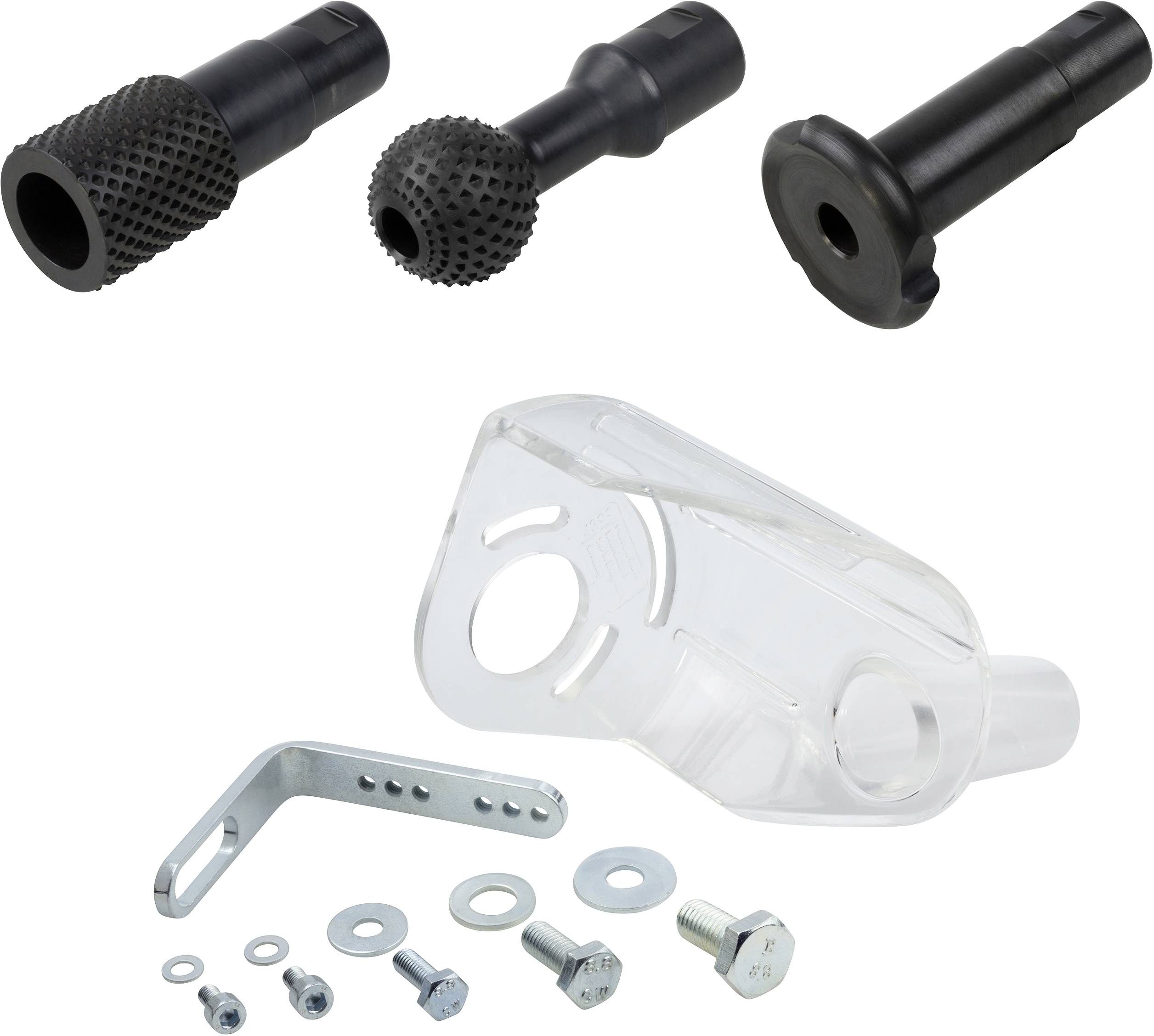 Wolfcraft 4400000 SET de travail du bois pour meuleuse d'angle, 4 pièces 1 set