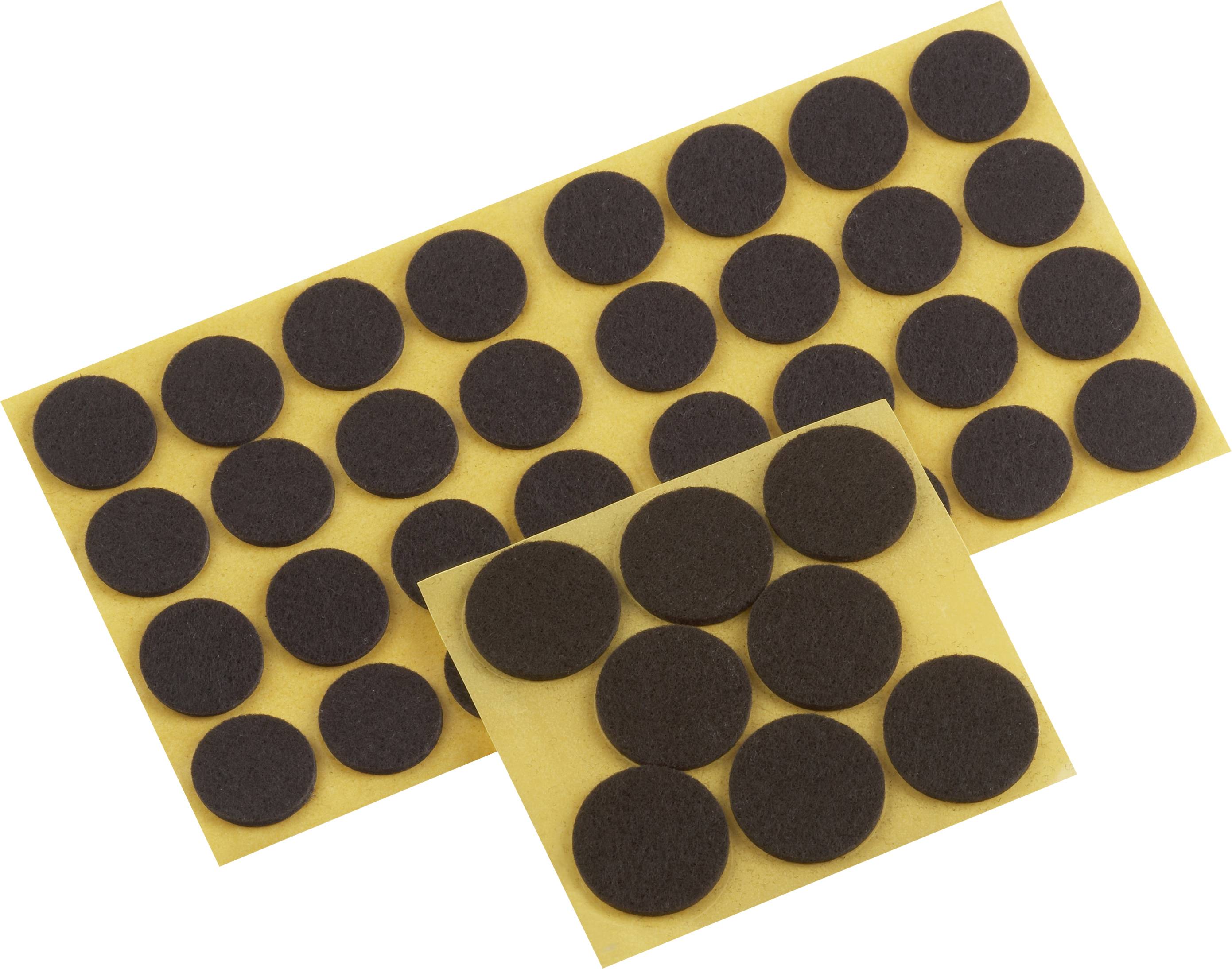 Metafranc WU0645286 Patin en feutre autocollant, rond marron 1 set