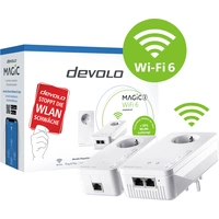 Devolo Magic 2 WiFi 6 Starter Kit Kit de démarrage CPL Wi-Fi 8816 DE, AT Powerline, WiFi 2400 MBit/s Devolo Magic 2 WiFi 6 Starter Kit Kit de démarrage CPL Wi-Fi 8816 DE, AT Powerline, WiFi 2400 MBit/s