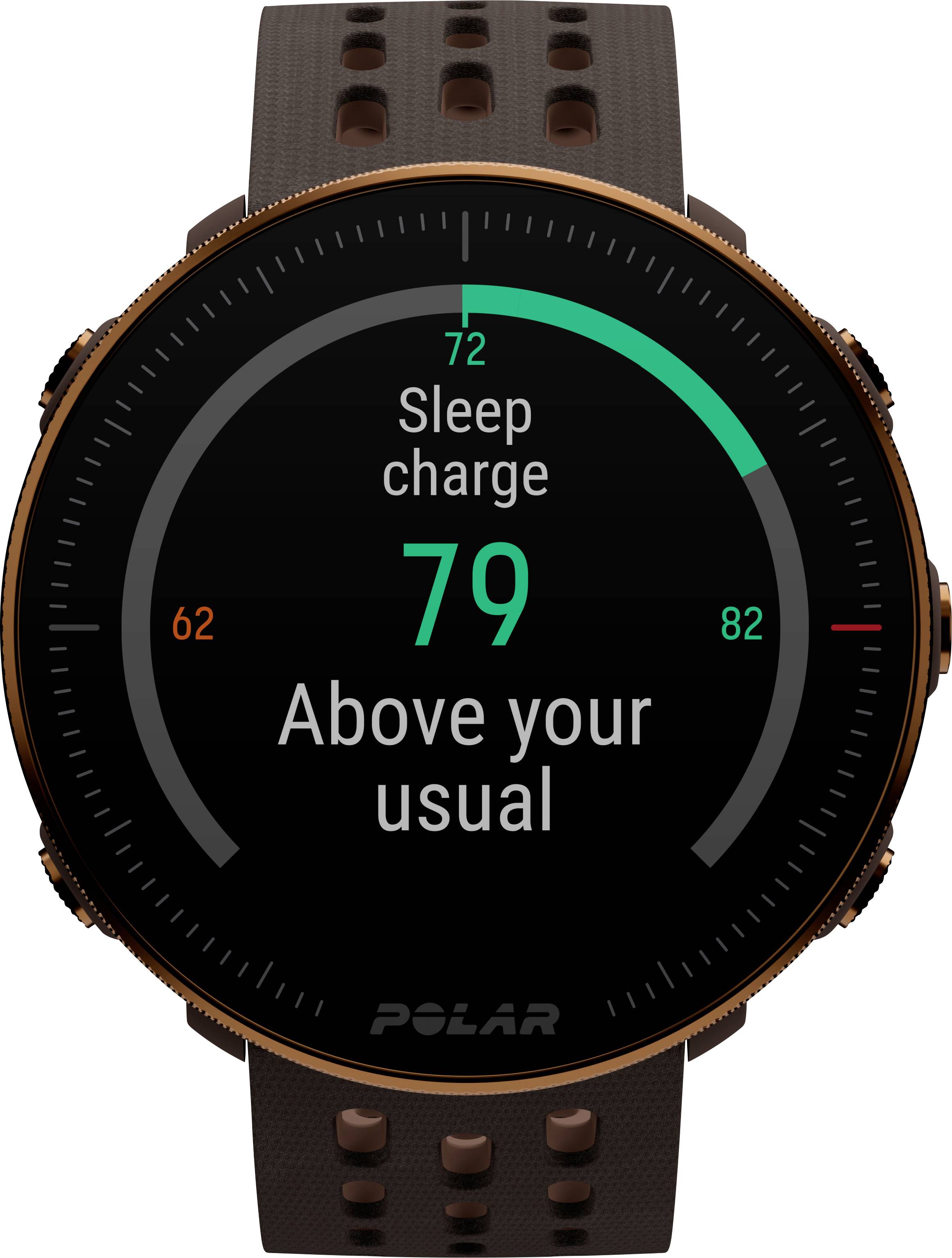Polar Vantage M2 Montre connectée S/L marron