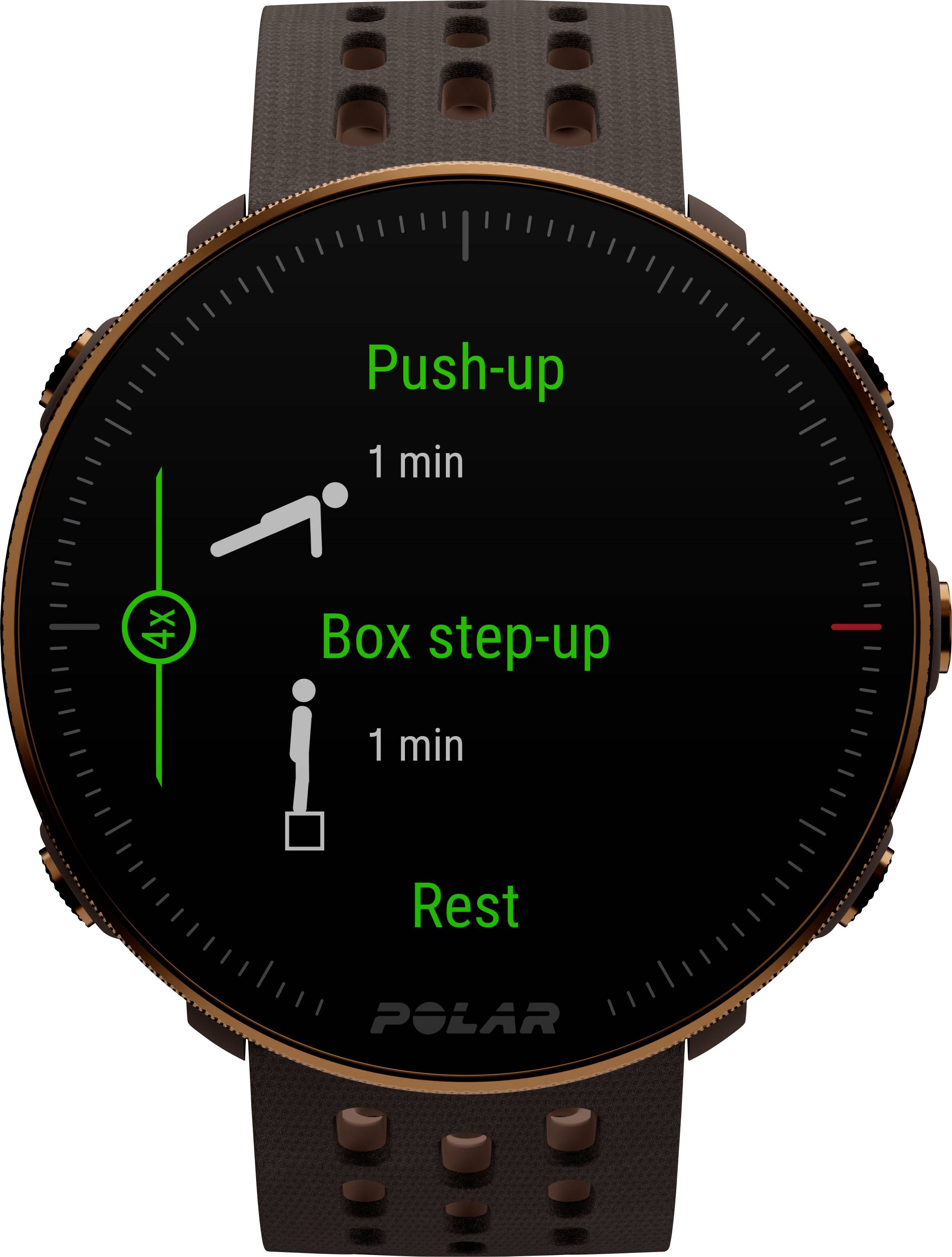 Polar Vantage M2 Montre connectée S/L marron