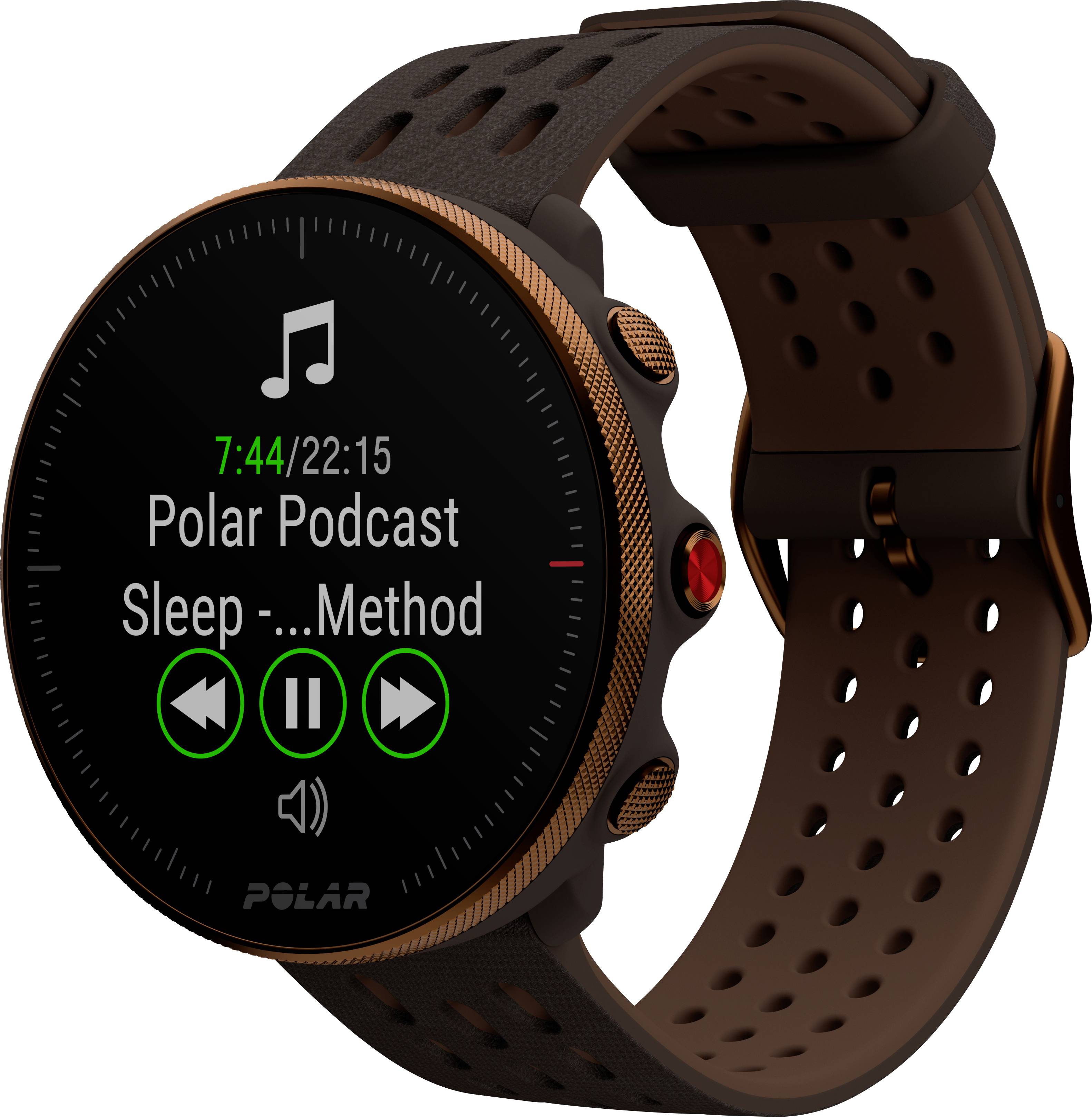 Polar Vantage M2 Montre connectée S/L marron