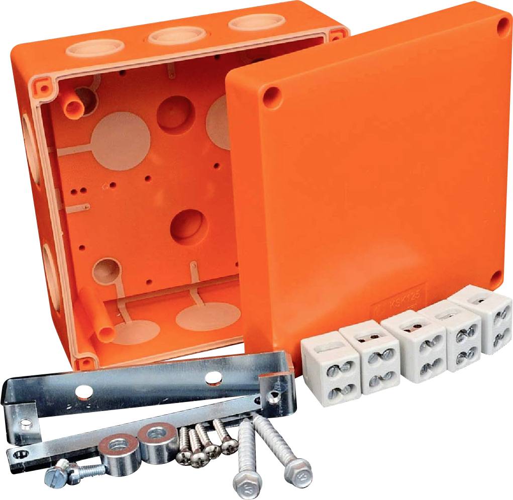 KOPOS KSK 125_2PO6 Boîte de jonction (L x l x H) 126 x 126 x 77 mm orange IP66 1 pc(s)