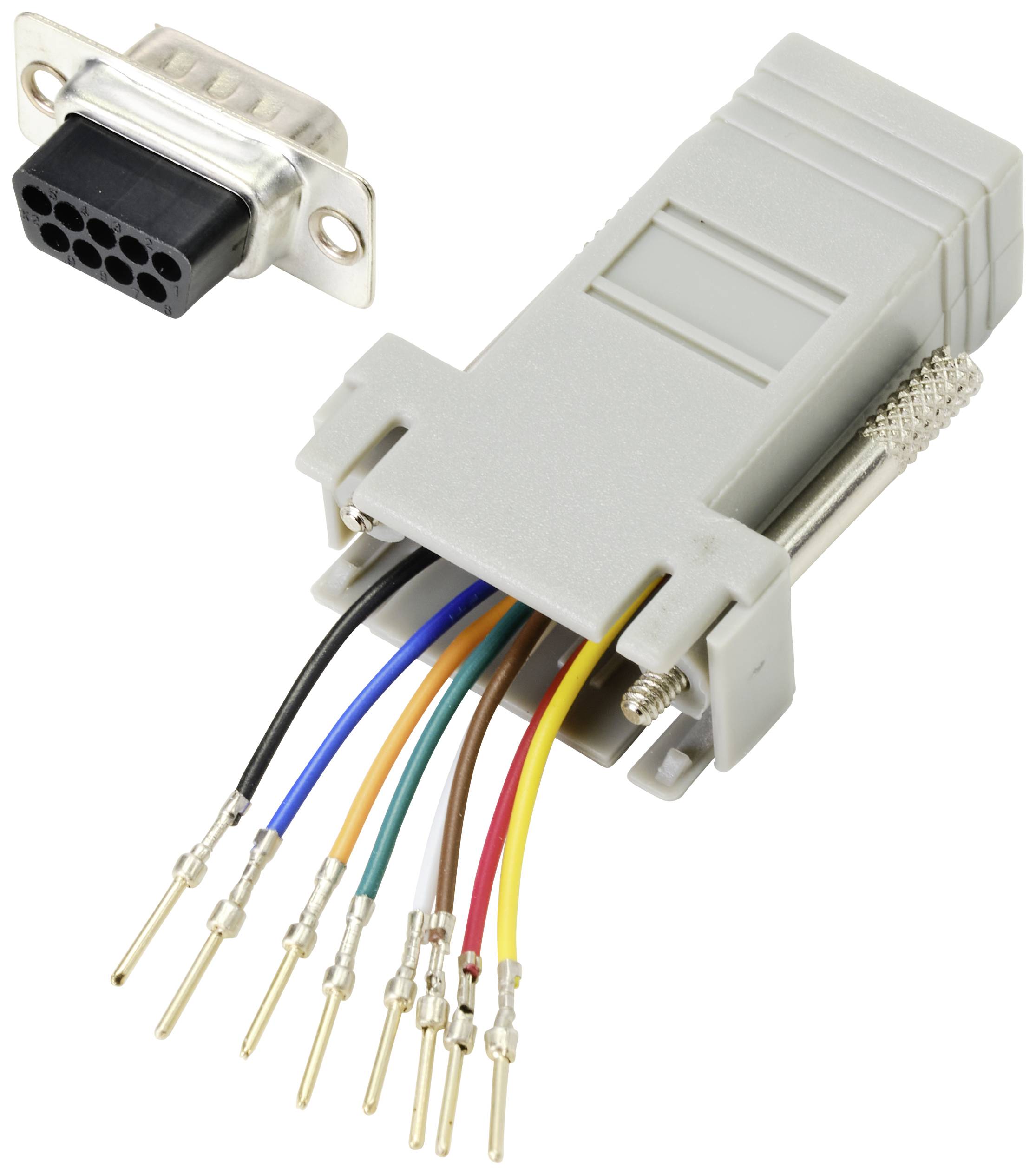 TRU COMPONENTS Adaptateur SUB-D SUB-D mâle 9 pôles - RJ45 femelle 1 pc(s)