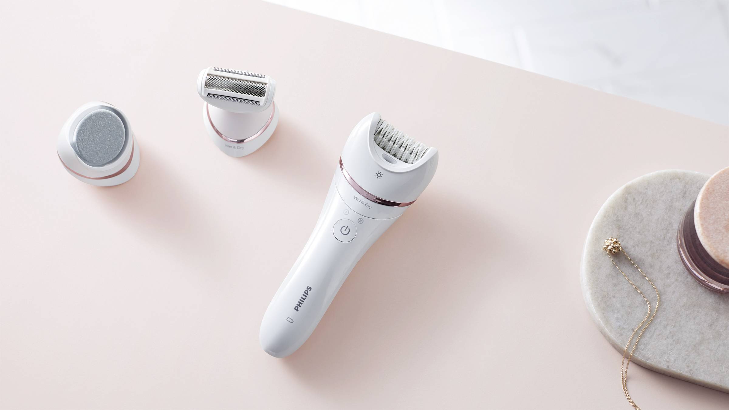 Philips BRE730/10 Epilateur blanc