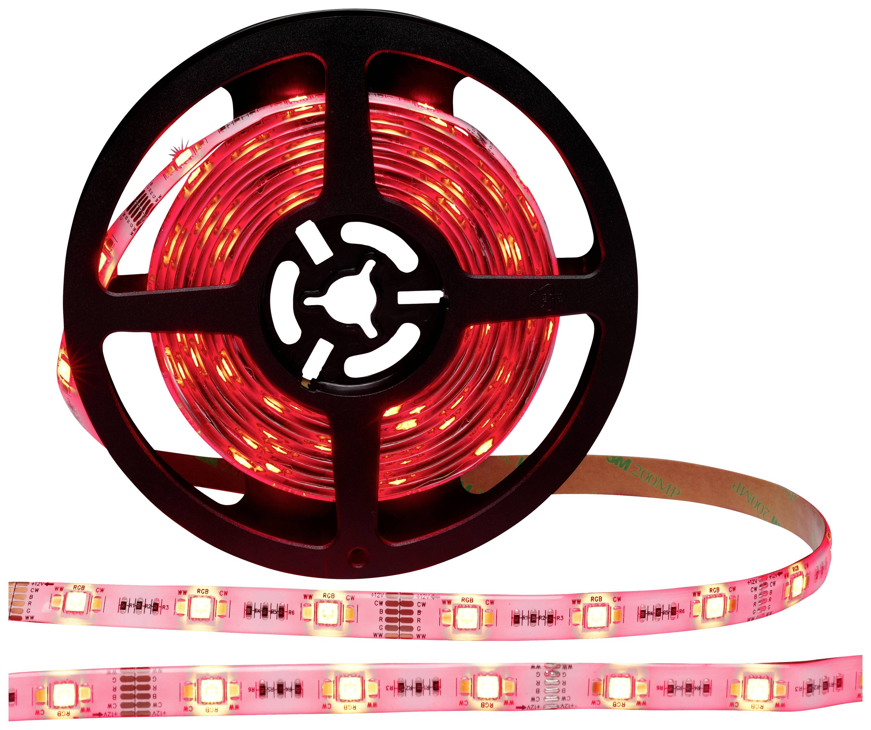 Denver LSC-531 118141200000 Ruban LED CEE: F (A - G) avec connecteur mâle 230 V 5 m RVBB 1 pc(s)