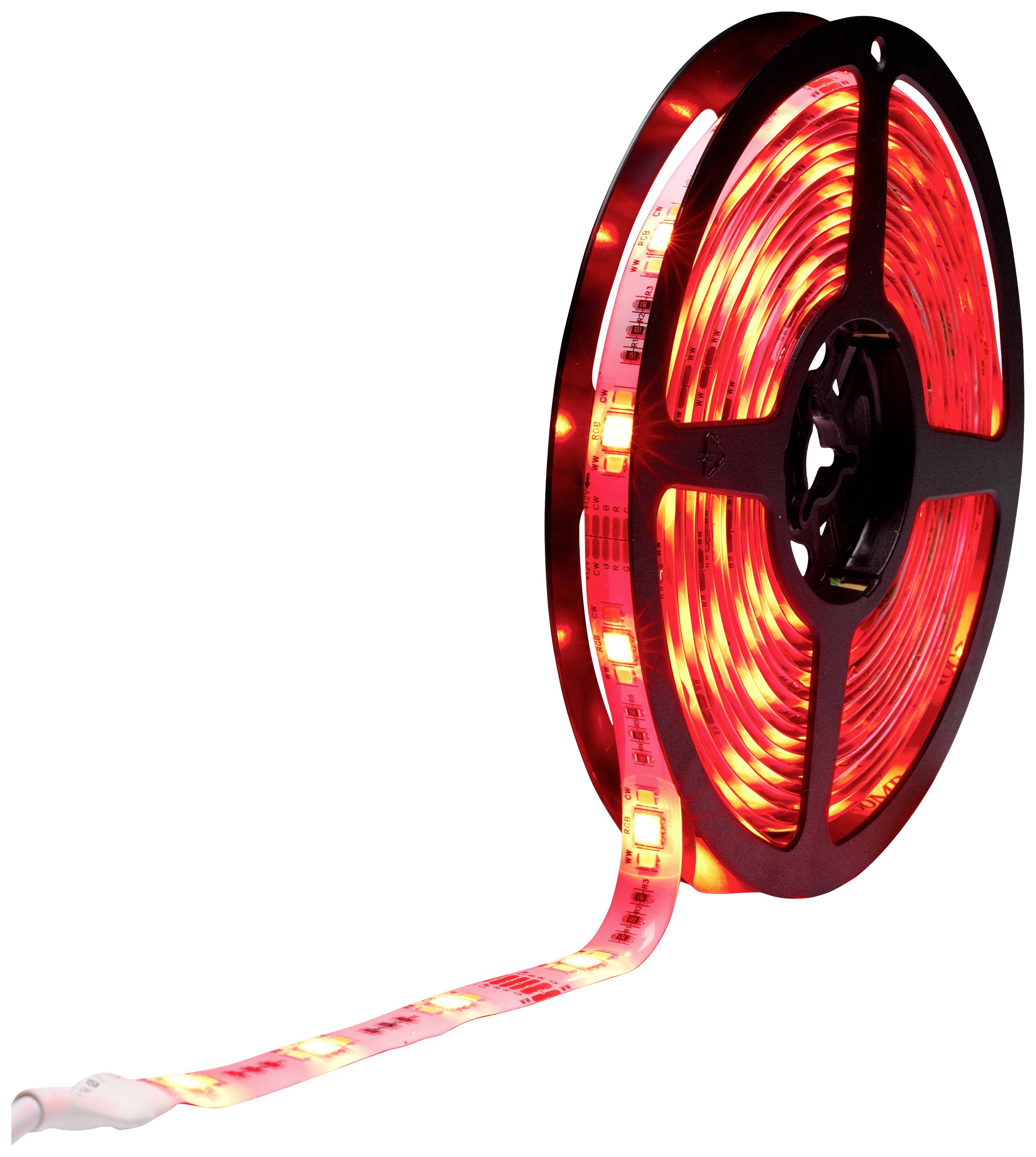 Denver LSC-531 118141200000 Ruban LED CEE: F (A - G) avec connecteur mâle 230 V 5 m RVBB 1 pc(s)