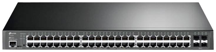 Un commutateur réseau avec plusieurs ports Ethernet pour connecter des systèmes informatiques dans un réseau.