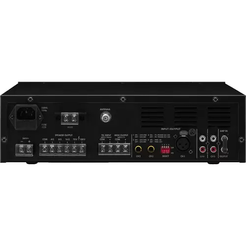 Monacor PA-812DAP Amplificateur ELA 120 W 1 canal 1 zone Monacor PA-812DAP Amplificateur ELA 120 W 1 canal 1 zone