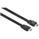Câble de raccordement Manhattan HDMI Fiche mâle HDMI-A, Fiche mâle HDMI-A 15.00 m noir 355650 4K UHD, blindage double, plat Câble de raccordement Manhattan HDMI Fiche mâle HDMI-A, Fiche mâle HDMI-A 15.00 m noir 355650 4K UHD, blindage double, plat
