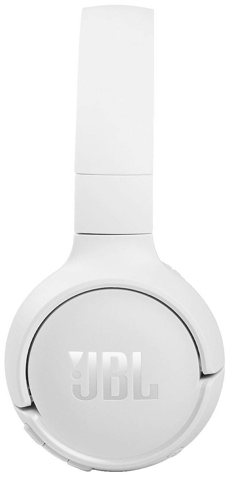 JBL Tune 510BT Casque supra-auriculaire Bluetooth blanc micro-casque, pliable, affichage de la charge de la batterie, mise en