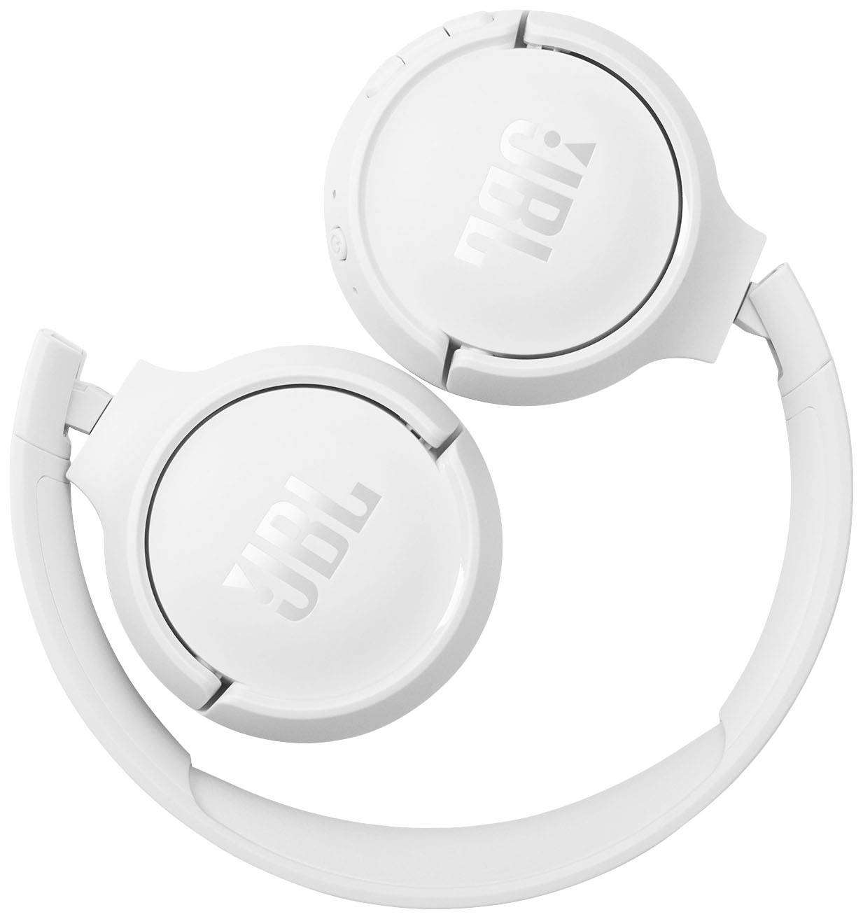 JBL Tune 510BT Casque supra-auriculaire Bluetooth blanc micro-casque, pliable, affichage de la charge de la batterie, mise en
