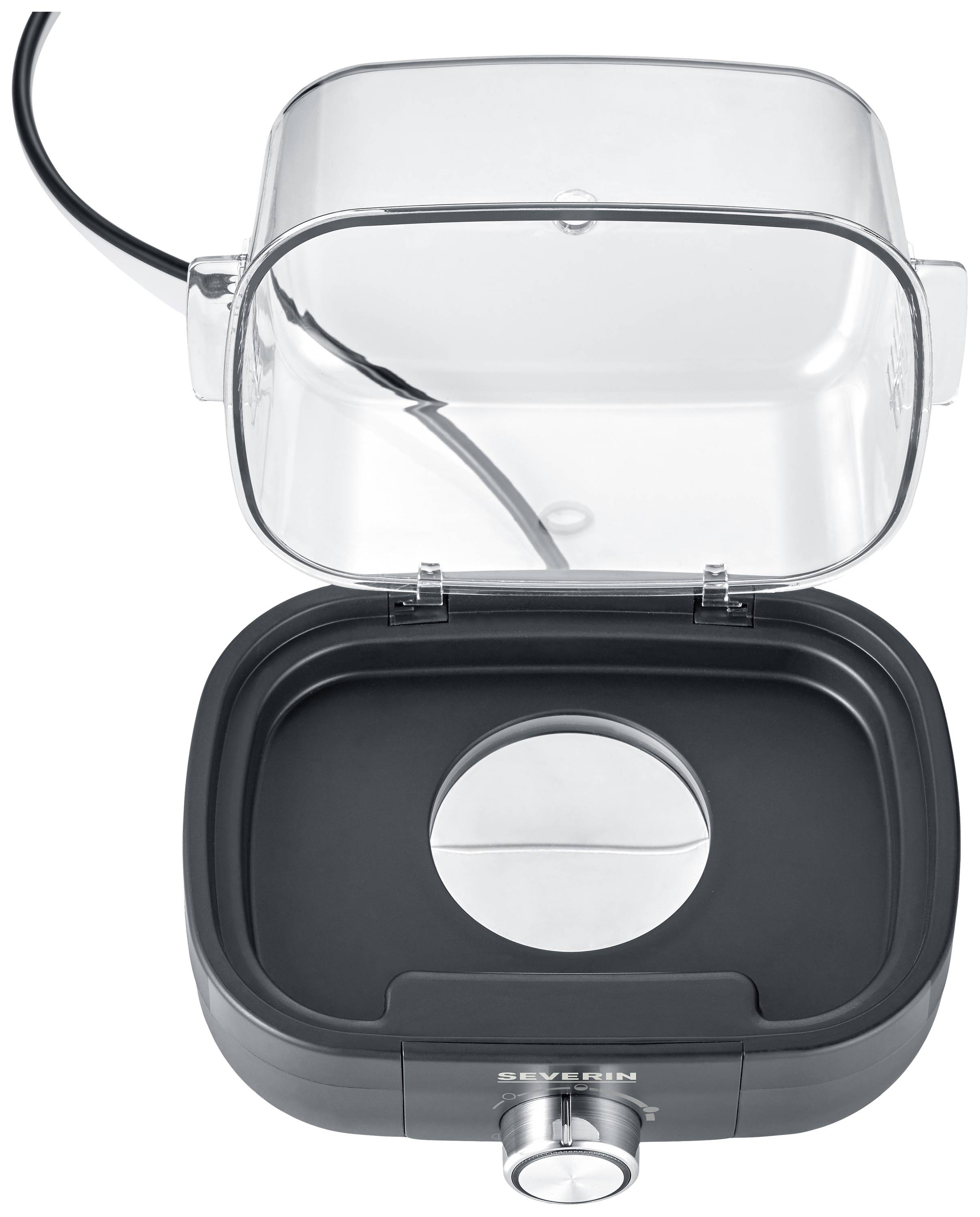 Severin EK 3166 Cuiseur à oeufs sans BPA, avec verre doseur, avec pique-œuf noir