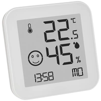 TFA Dostmann BLACK & WHITE Thermo-hygromètre blanc 30.5054.02 TFA Dostmann BLACK & WHITE Thermo-hygromètre blanc 30.5054.02