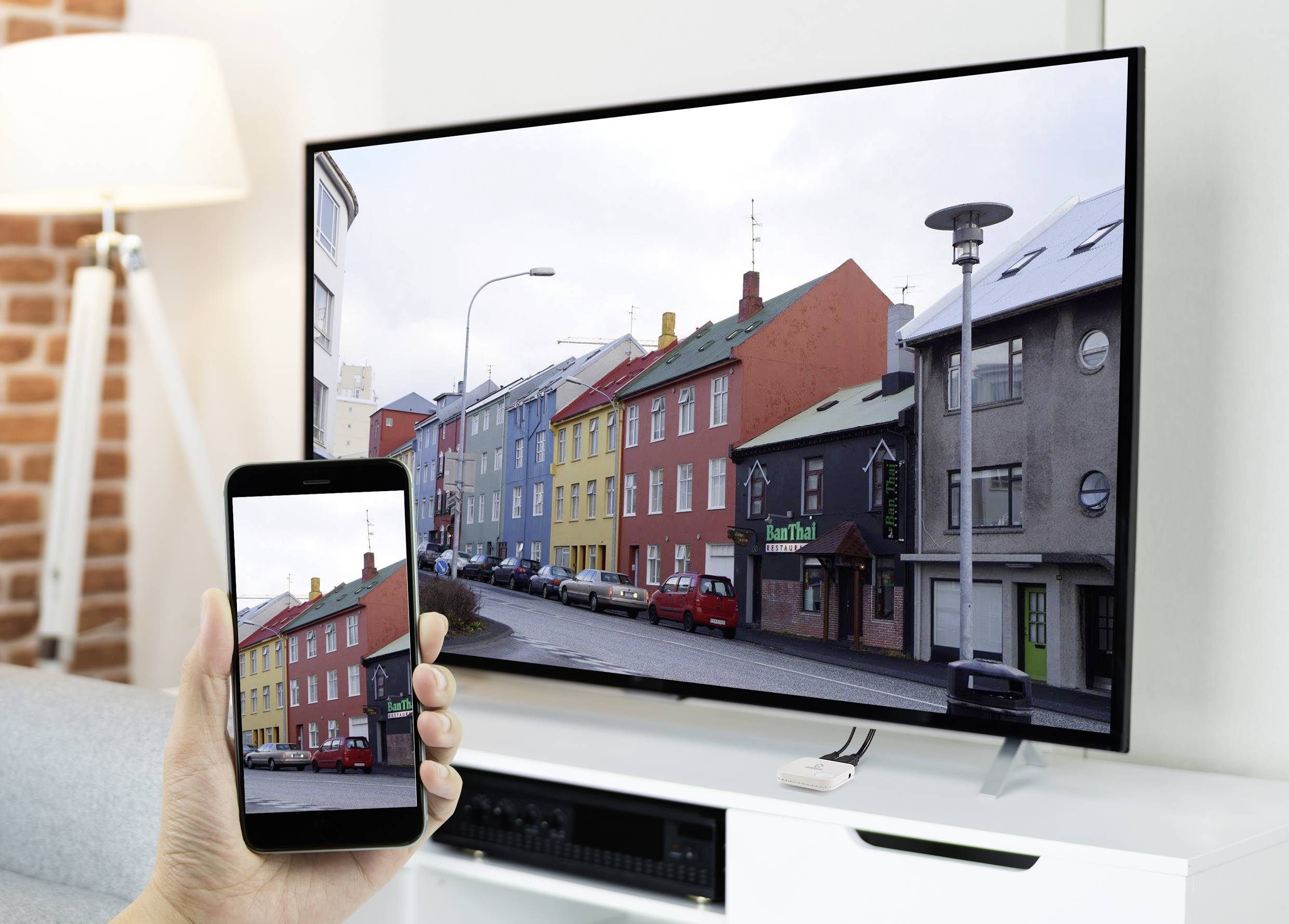 Renkforce RF-WST-500 Boîtier de streaming HDMI Miracast