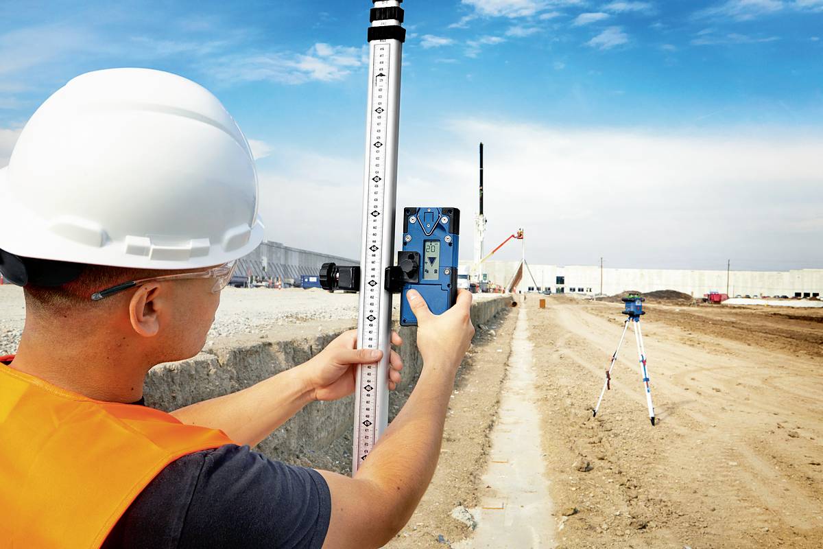 Bosch Professional 0601069T00 Récepteur pour laser rotatif Adapté pour (marque de niveaux) Bosch